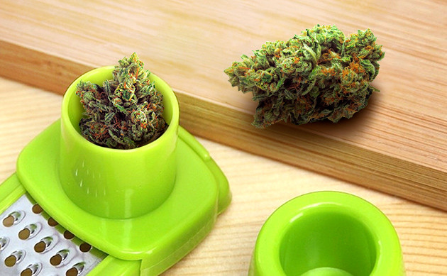 Использование терки вместо гриндера