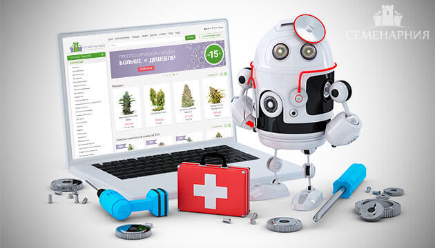 Технический перерыв в работе магазина